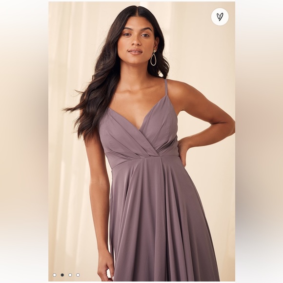 Lulus Dusty Purple Maxi Dress ‘All About Love’ - Picture 2 of 7